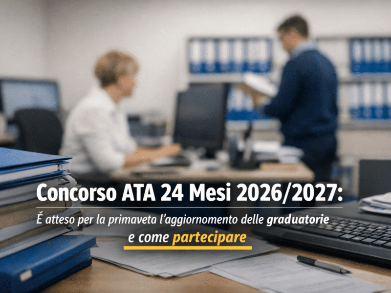 Concorso ATA 24 Mesi 20262027