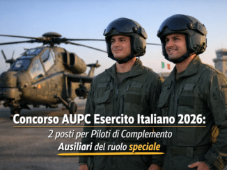 Concorso AUPC Esercito Italiano 2026 2 posti