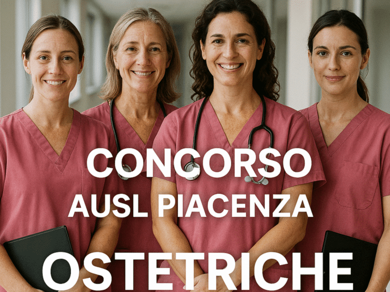 Concorso AUSL Piacenza Ostetriche 2025 - 6 posti a tempo indeterminato per laureati