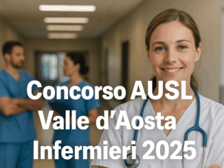 Concorso AUSL Valle d’Aosta Infermieri 2025 - 50 posti a tempo indeterminato