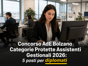Concorso AdE Bolzano Categorie Protette Assistenti 2026