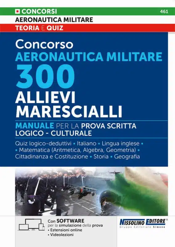 Manuale Concorso Allievi Marescialli Aeronautica Militare 2026
