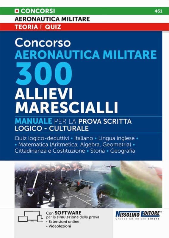 Manuale Concorso Allievi Marescialli Aeronautica Militare – Teoria e Quiz