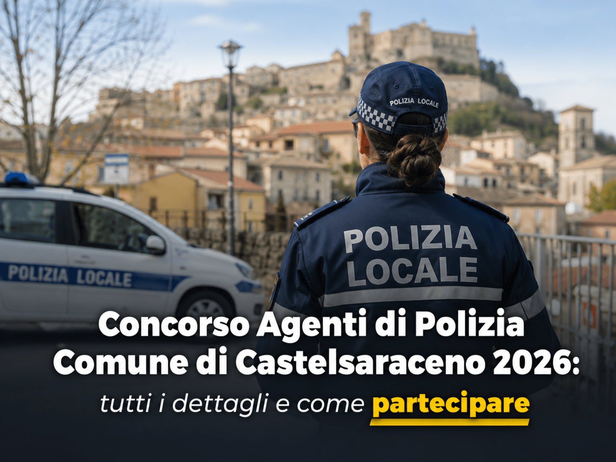 Concorso Agenti di Polizia Comune di Castelsaraceno 2026 5 posti per diplomati