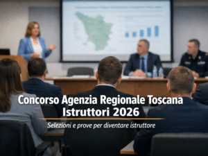 Concorso Agenzia Regionale Toscana Istruttori 2026 17 posti a tempo indeterminato
