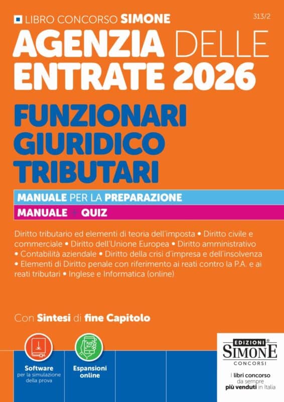 Manuale Concorso Agenzia delle Entrate – 400 Funzionari per la preparazione