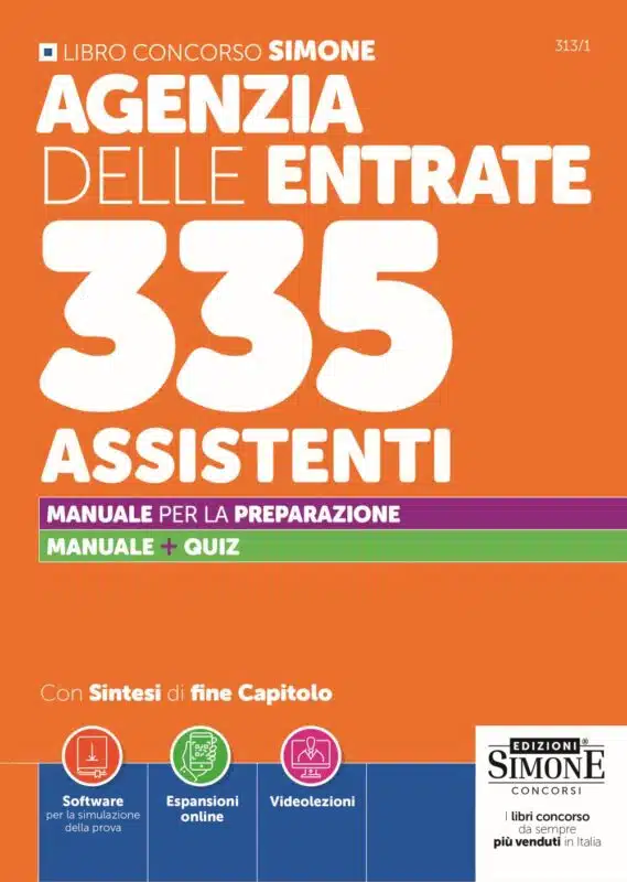 Manuale Concorso Agenzia delle Entrate 335 Assistenti