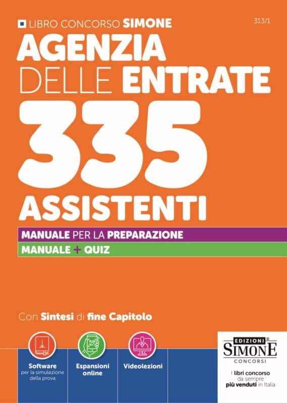 Manuale Concorso Agenzia delle Entrate 335 Assistenti