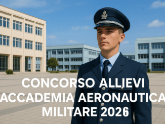 Concorso Allievi Accademia Aeronautica Militare 2026 da 155 posti