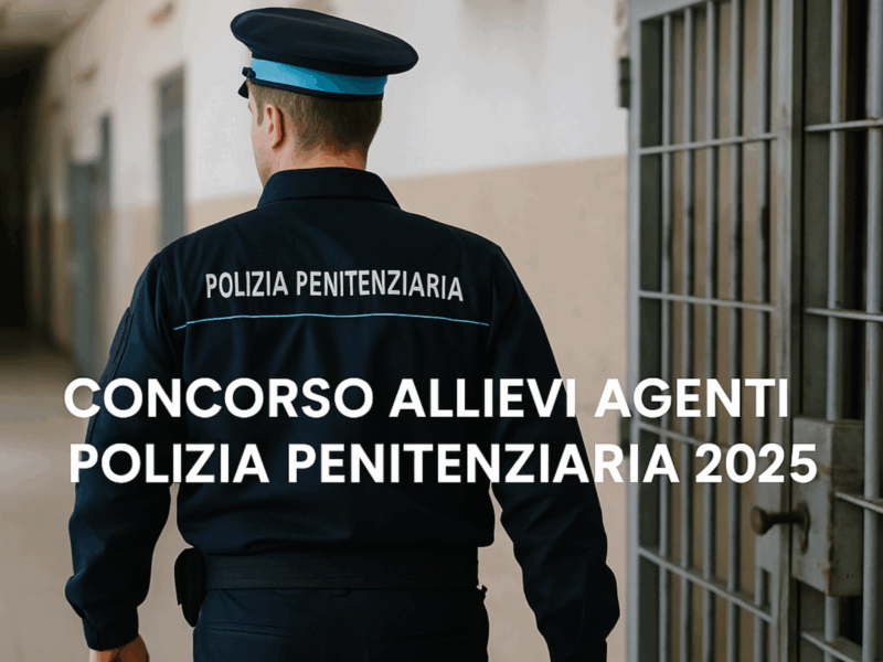 Concorso Allievi Agenti Polizia Penitenziaria 2025 653 posti