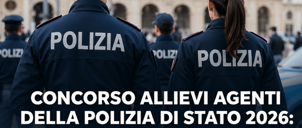 Concorso Allievi Agenti della Polizia di Stato 2026