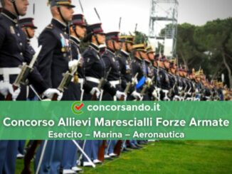 Concorso Allievi Marescialli Forze Armate 2022