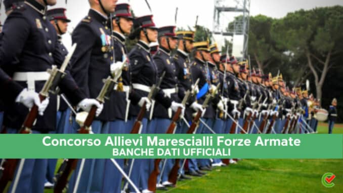 Concorso Allievi Marescialli Forze Armate 2023 – 26° corso biennale – Come studiare la Banca dati Ufficiale