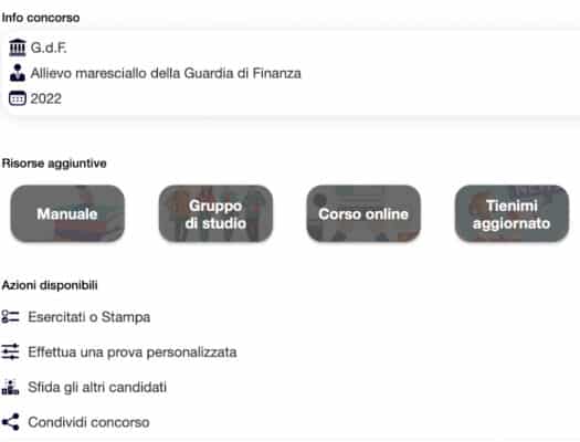 Concorso Allievi Marescialli Guardia di Finanza 2022 - Banca dati