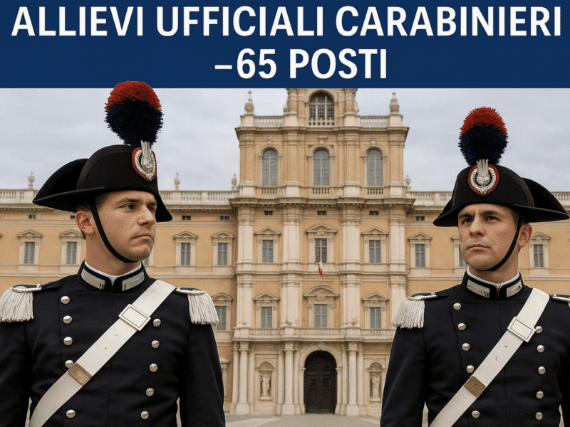 Concorso Allievi Ufficiali Carabinieri 2026