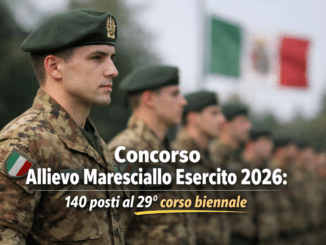 Concorso Allievo Maresciallo Esercito 2026 140