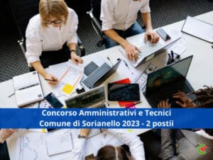 Concorso Amministrativi e Tecnici Comune di Sorianello 2023 - 2 posti