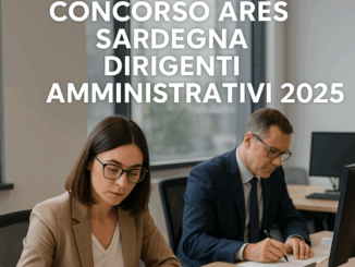 Concorso Ares Sardegna Dirigenti Amministrativi 2025