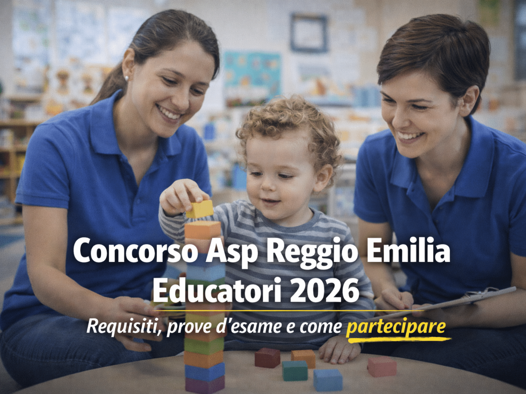 Concorso Asp Reggio Emilia Educatori 2026: 5 posti a tempo indeterminato
