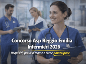 Concorso Asp Reggio Emilia Infermieri 2026 8 posti a tempo indeterminato