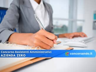 Concorso Assistenti Amministrativi Azienda Zero