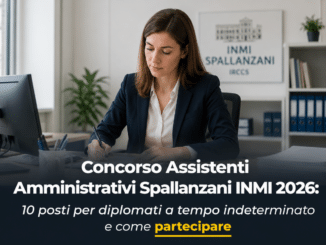 Concorso Assistenti Amministrativi Spallanzani INMI