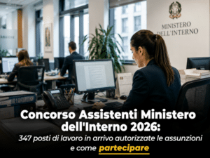 Concorso Assistenti Ministero dell'Interno 2026