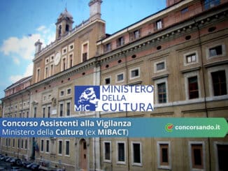 Concorso Assistenti alla Vigilanza MIBACT