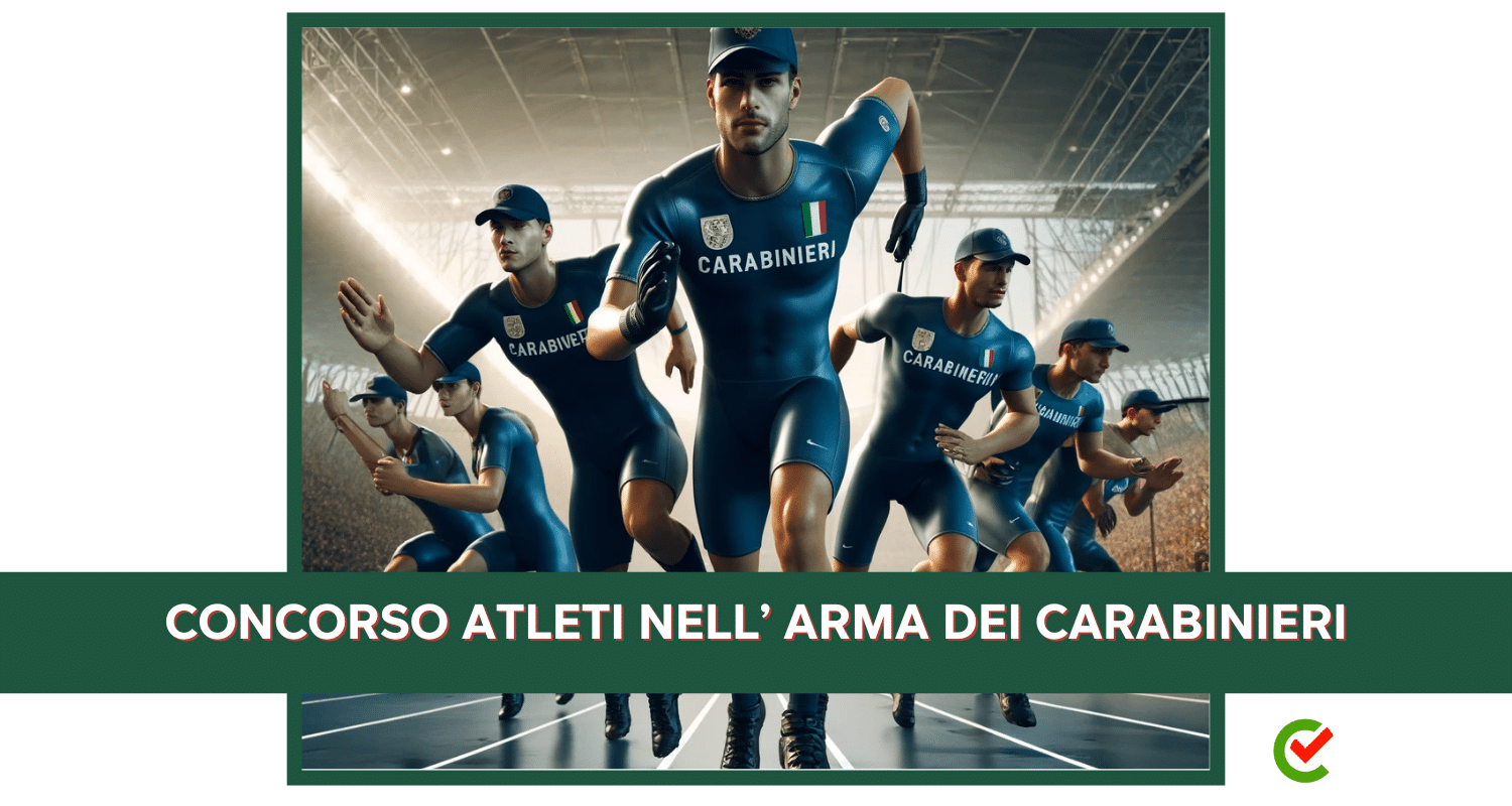 Concorso Atleti Carabinieri 2024 - 16 posti con terza media