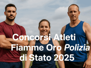 Concorso Atleti Fiamme Oro Polizia di Stato 2025 - 28 posti con licenza media
