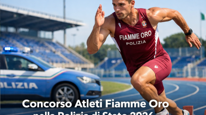 Concorso Atleti Fiamme Oro nella Polizia di Stato 2026