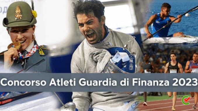 Concorso Atleti Guardia di Finanza 2023