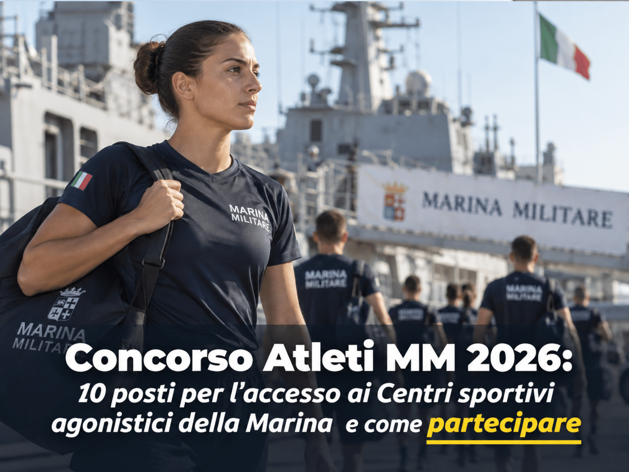 Concorso Atleti MM 2026 10 posti