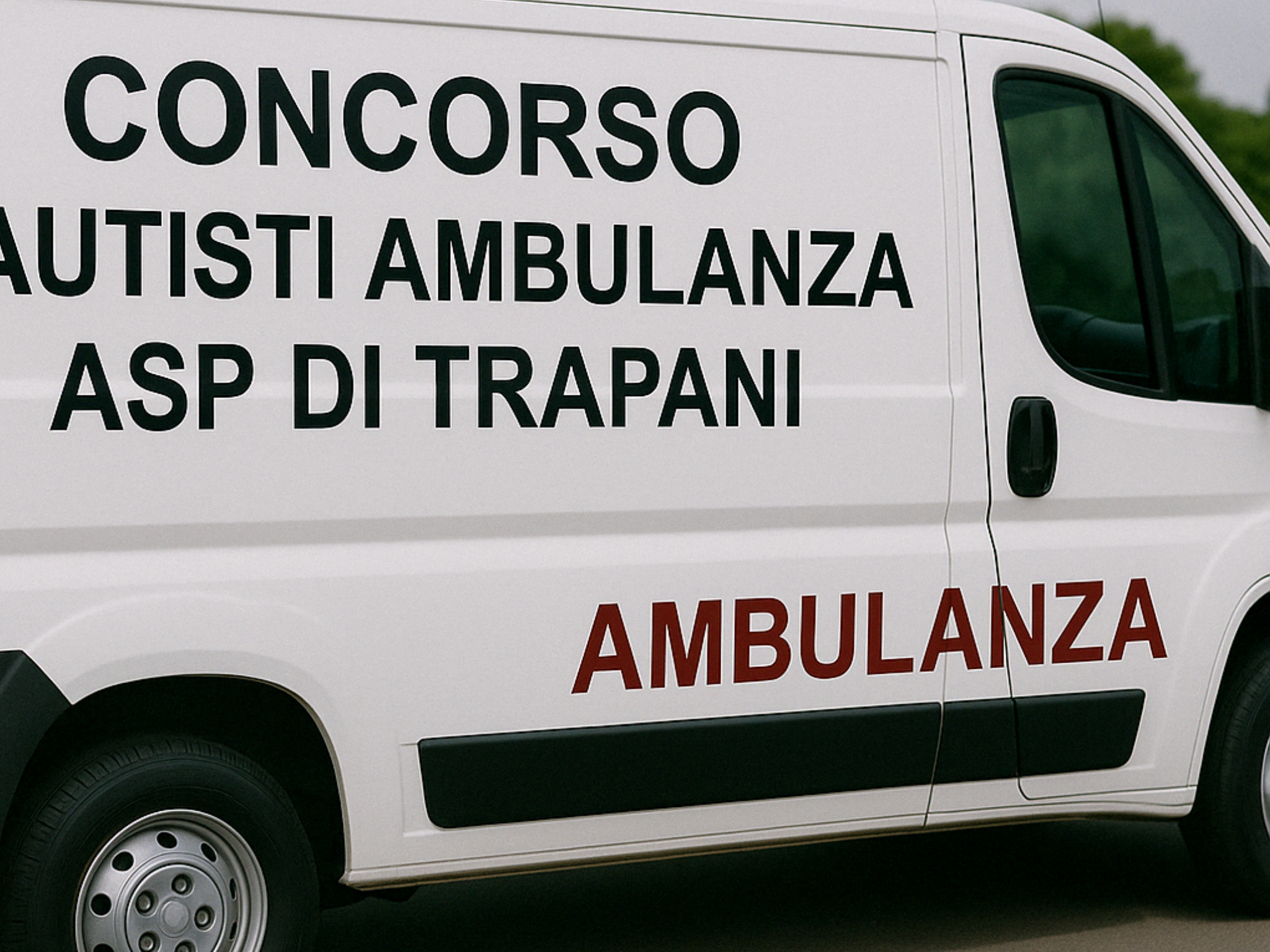 Concorso Autisti Ambulanza ASP di Trapani 2025 16 posti a tempo indeterminato (1)