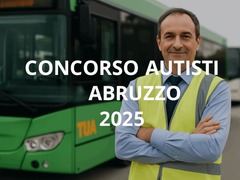 Concorso Autisti TUA Abruzzo 2025
