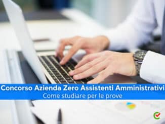 Concorso Azienda Zero Assistenti Amministrativi