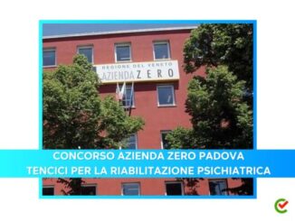 Concorso Azienda Zero Padova 2024