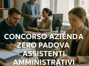 Concorso Azienda Zero Padova Assistenti Amministrativi 2025