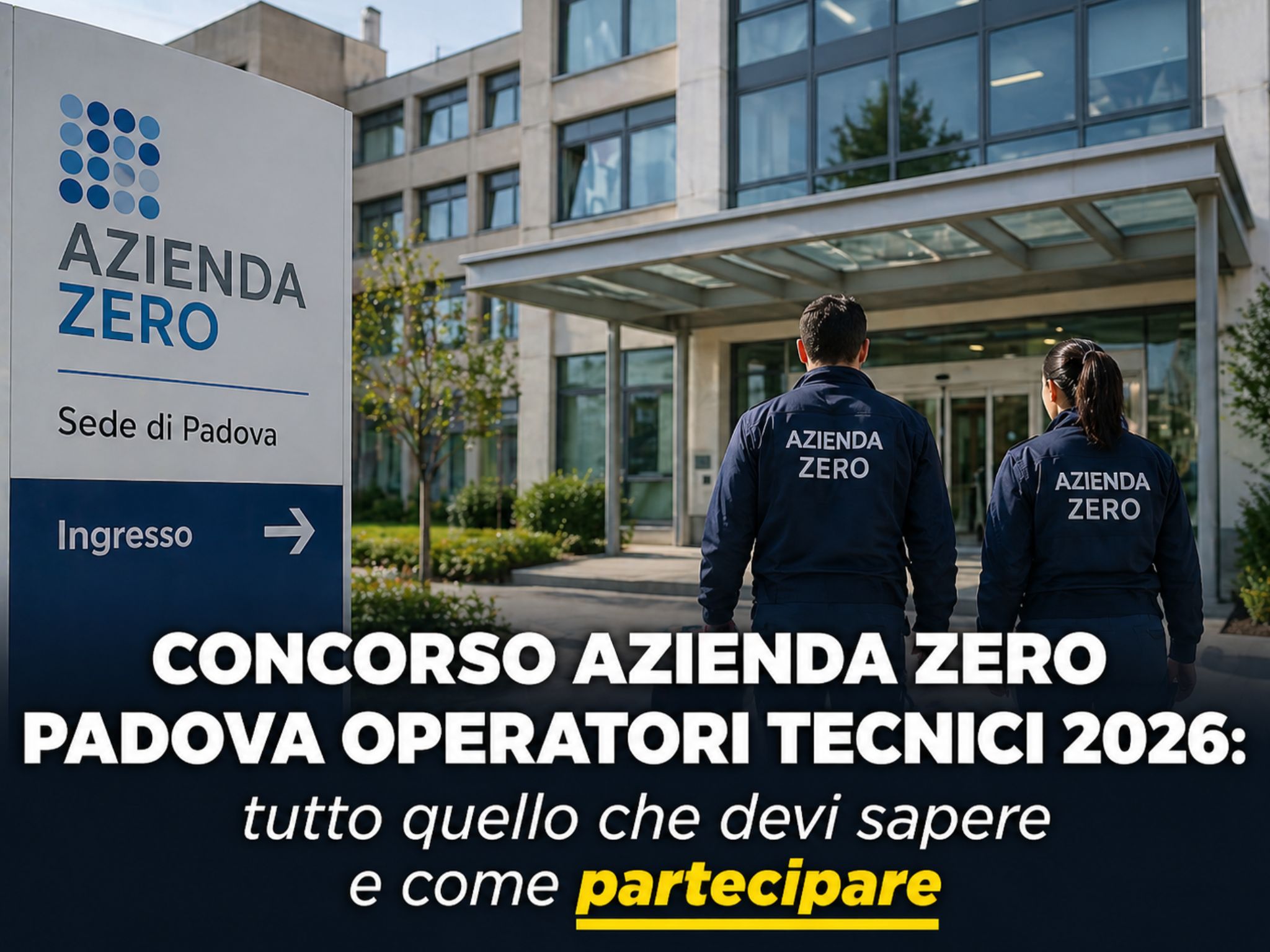 Concorso Azienda Zero Padova Operatori Tecnici 2026: 9 posti a tempo indeterminato