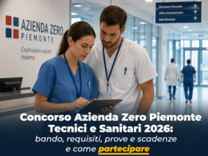 Concorso Azienda Zero Piemonte Tecnici e Sanitari 2026 544 posti a tempo indeterminato