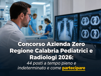 Concorso Azienda Zero Regione Calabria Pediatrici Radiologi 2026