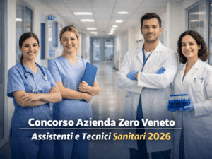 Concorso Azienda Zero Veneto Assistenti e Tecnici Sanitari 2026 68 posti a tempo indeterminato