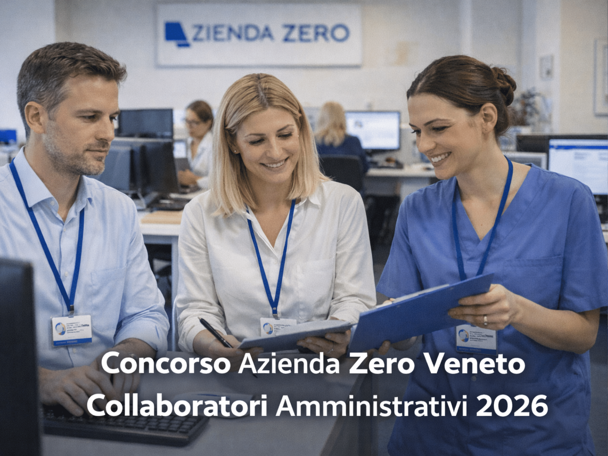 Concorso Azienda Zero Veneto Collaboratori Amministrativi 2026 - 54 posti per laureati