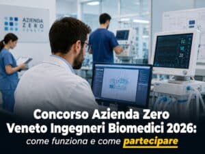 Concorso Azienda Zero Veneto Ingegneri Biomedici 2026 4 posti a tempo indeterminato