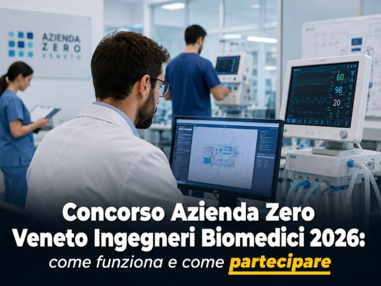 Concorso Azienda Zero Veneto Ingegneri Biomedici 2026 4 posti a tempo indeterminato