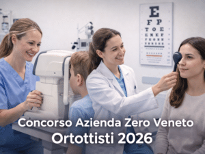 Concorso Azienda Zero Veneto Ortottisti 2026 12 posti a tempo indeterminato
