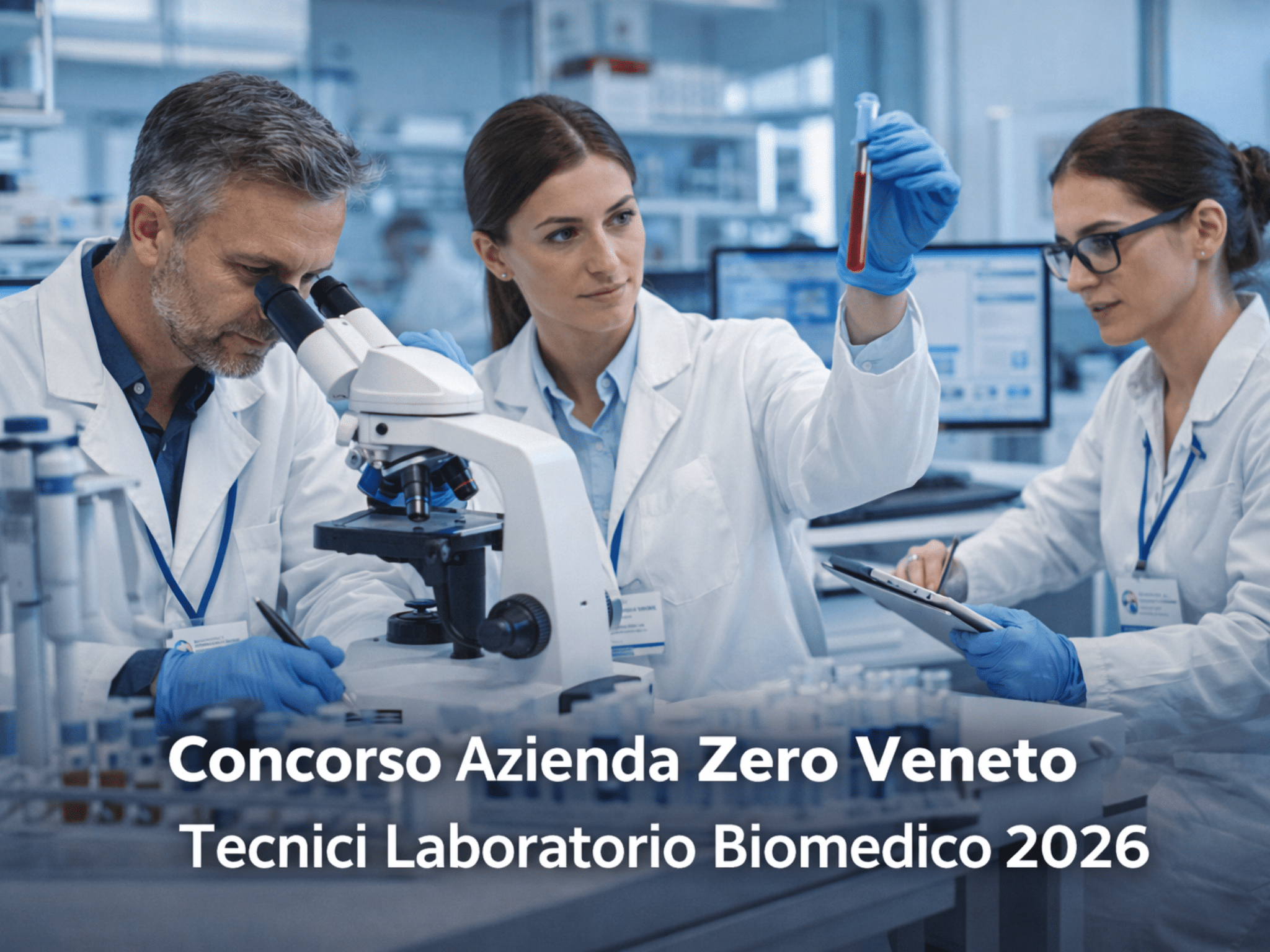 Concorso Azienda Zero Veneto Tecnici Laboratorio Biomedico 2026 - 120 posti a tempo indeterminato