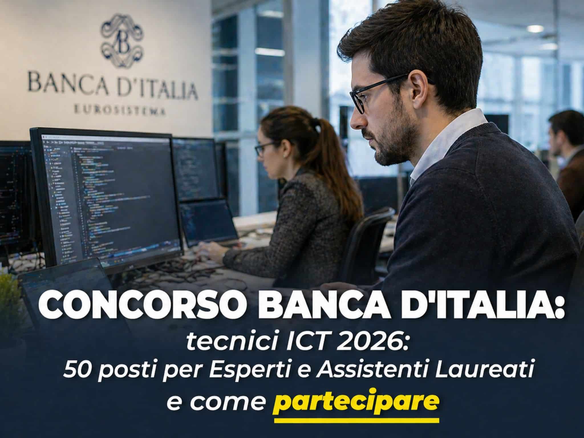Concorso Banca d'Italia Tecnici ICT 2026
