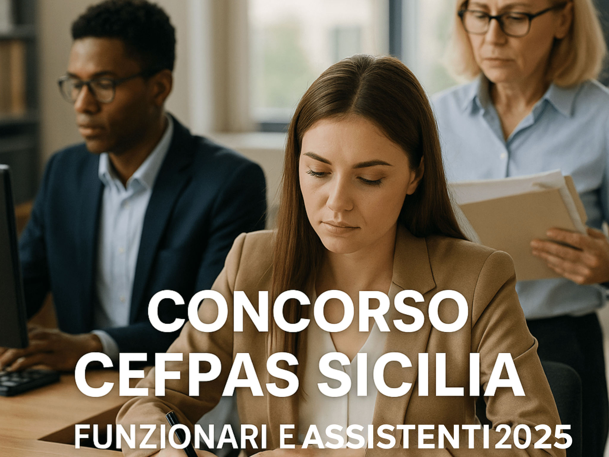 Concorso CEFPAS Sicilia Funzionari e Assistenti 2025 - 14 posti a tempo indeterminato