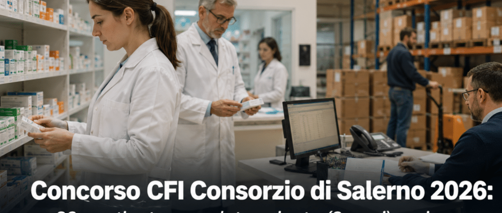 Concorso CFI Salerno Consorzio Farmaceutico